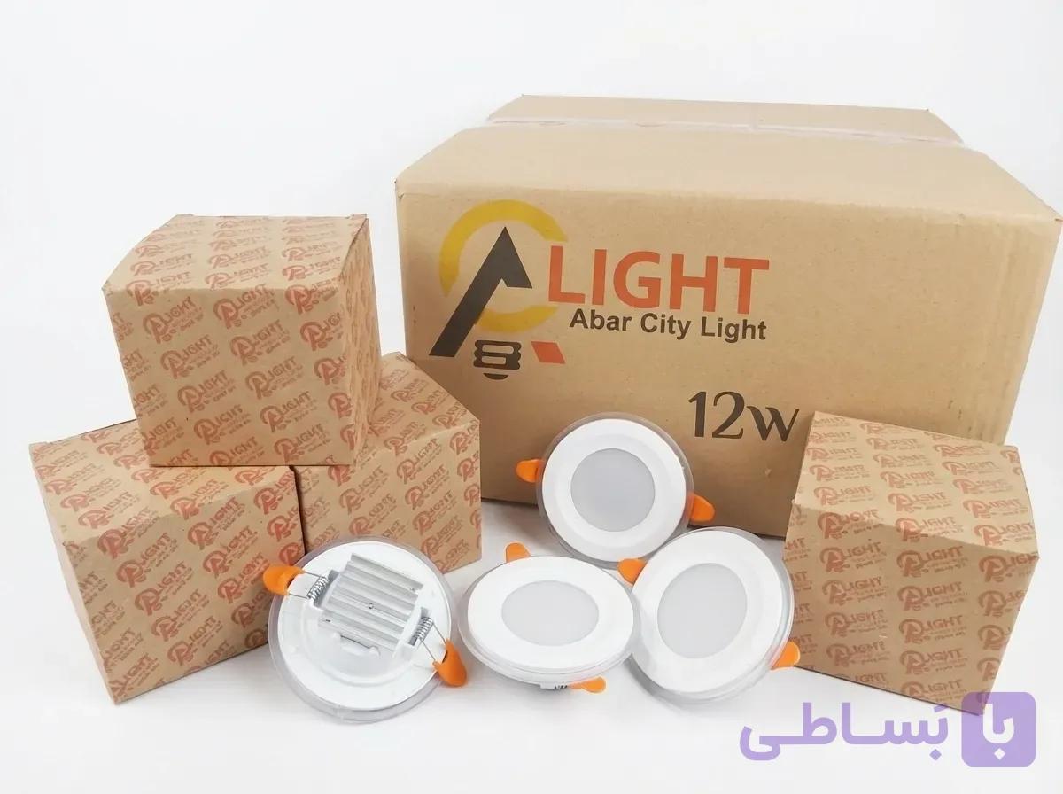 پنل LED سقفی 12 وات ALIGHT | گارانتی 18 ماه — فروش عمده از پارس الکتریک البرز — تصویر 1