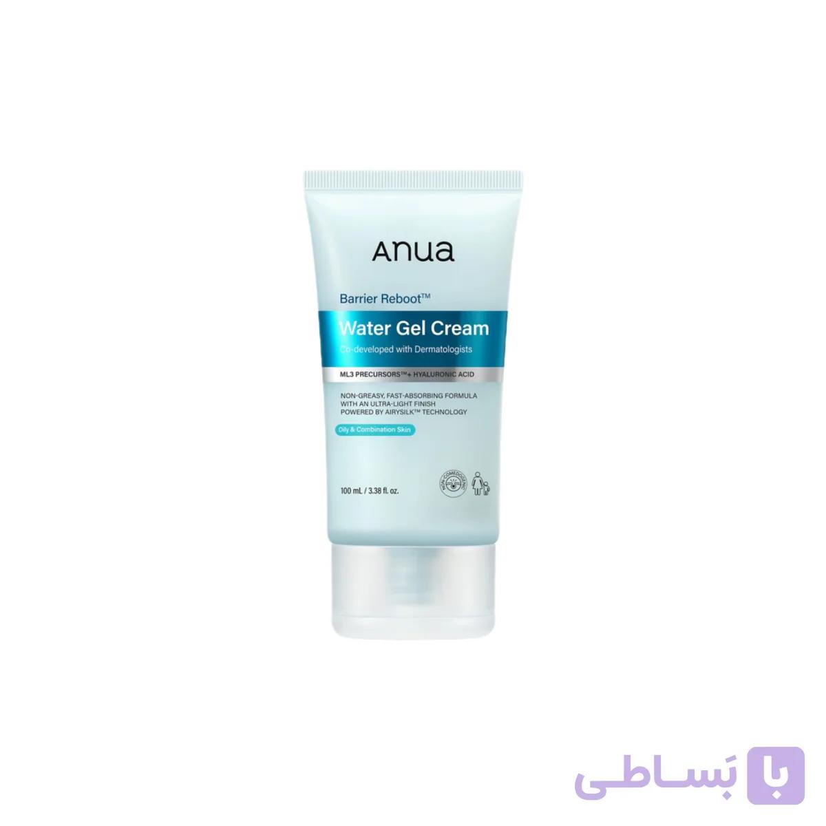 ژل کرم آبرسان و تقویت‌کننده سد دفاعی پوست بریر ریبوت آنوا (barrier reboot water gel cream anua) — تصویر 1