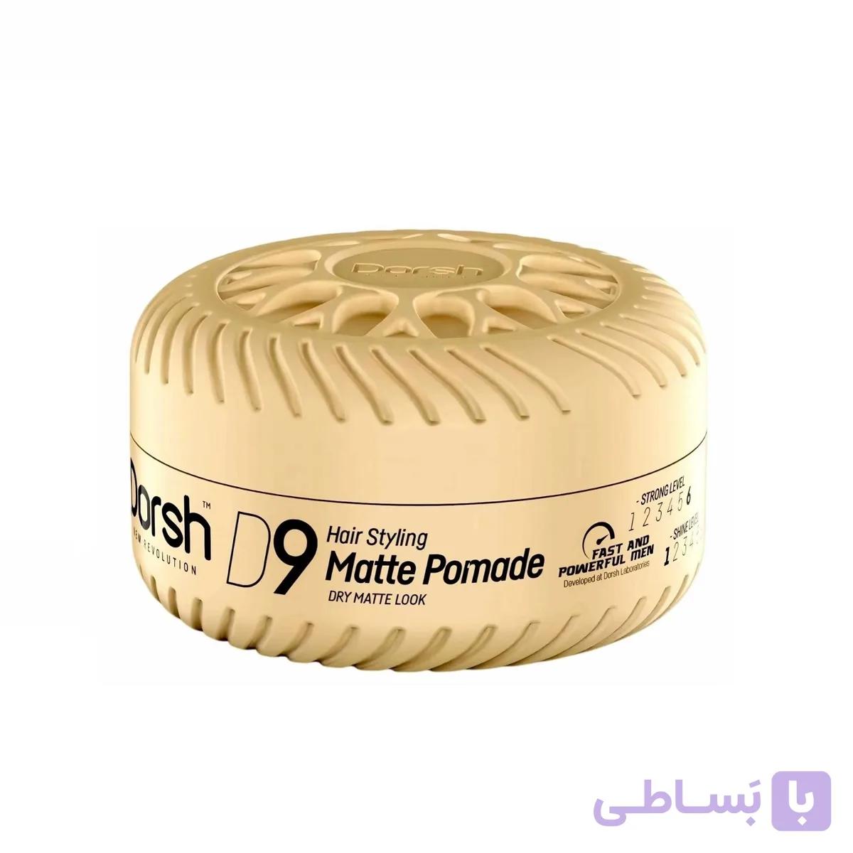 واکس مو دورش مدل Matte Pomade D9 مردانه 150 میلی لیتر — تصویر 1