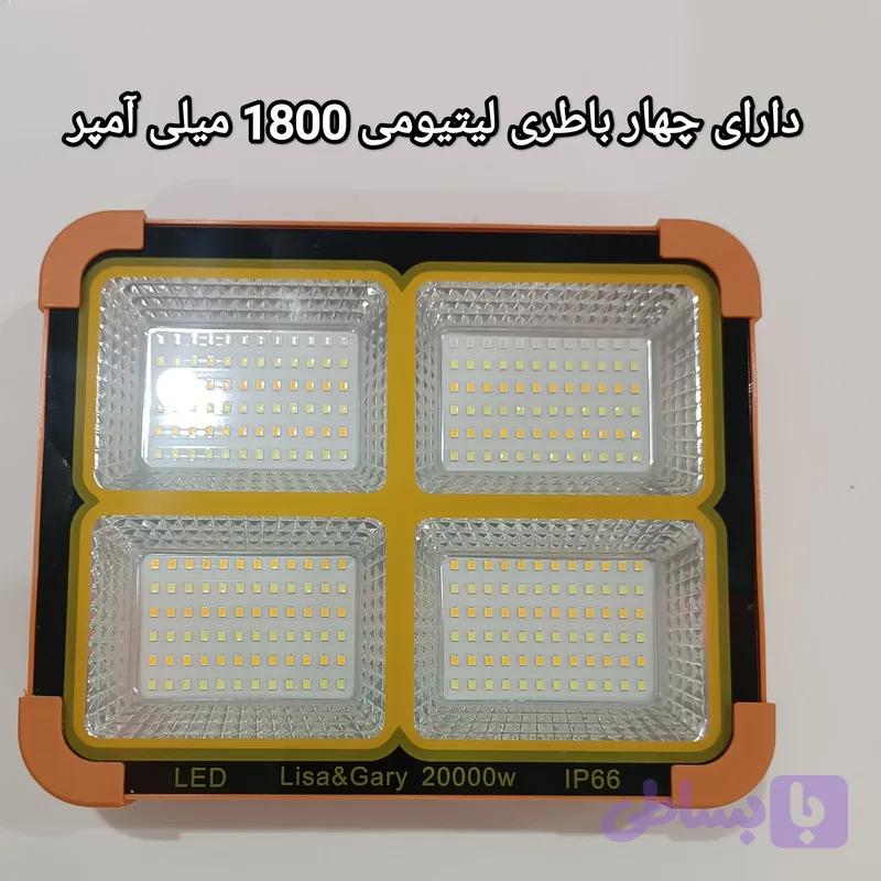 چراغ روشنایی مدل پنل خورشیدی — تصویر 1