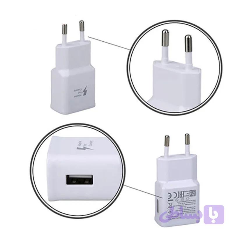 آداپتور شارژ سریع سامسونگ EP-TA200، خروجی USB-A و توان 15W — تصویر 1