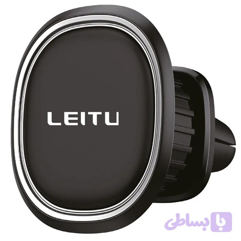 پایه نگهدارنده مغناطیسی گوشی موبایل لیتو (Leitu) مخصوص دریچه کولر - آهنربای قدرتمند و قابلیت چرخش 360 درجه — تصویر 1