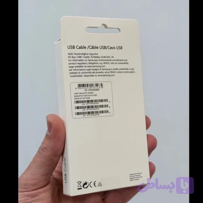 کابل USB-C به USB-C طول 1متر s23 سامسونگ ویتنام — تصویر 1
