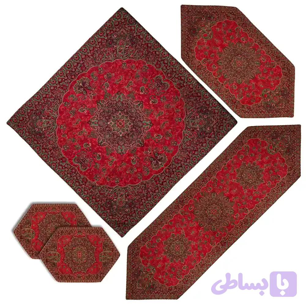 ست پنج تکه ترمه همادیس طرح مهستان کد TRM04-5P — تصویر 1