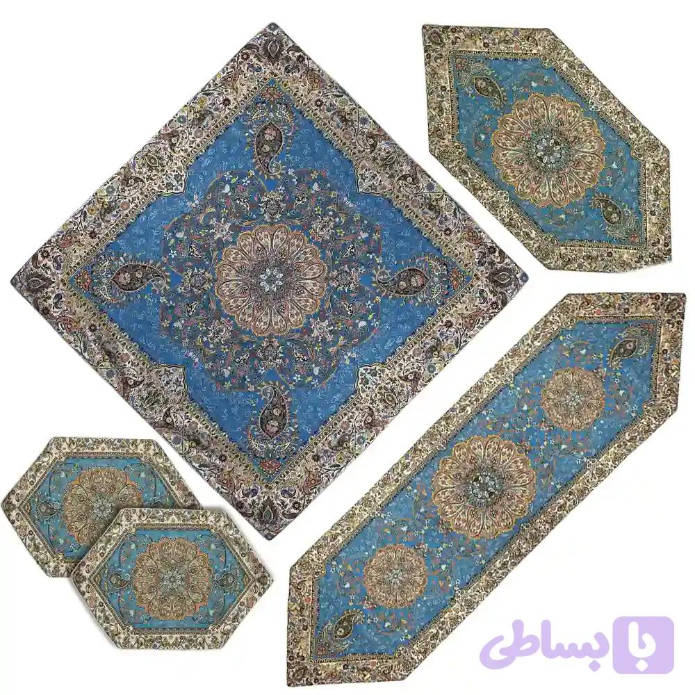 ست پنج تکه ترمه همادیس طرح افشار کد TR08-5P — تصویر 1