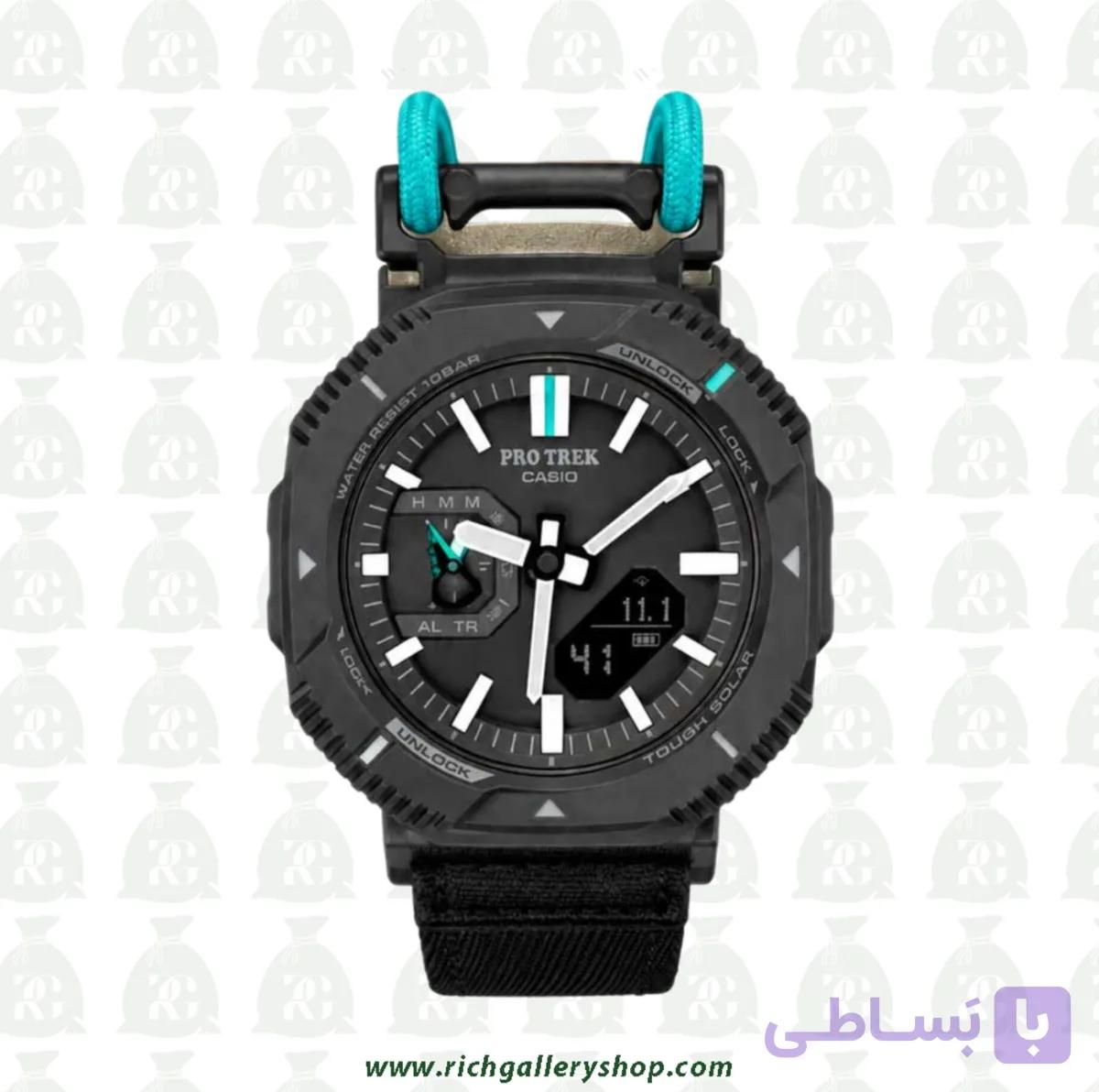 ساعت مچی کاسیو پروترک مشکی آبی | Prj-b001 — تصویر 1