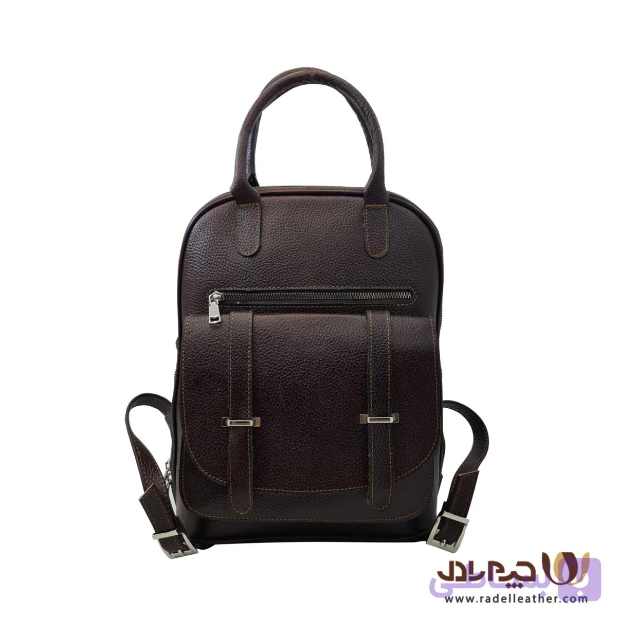 کوله پشتی زنانه چرم رادل مدل آوا کد B_0029 — تصویر 1