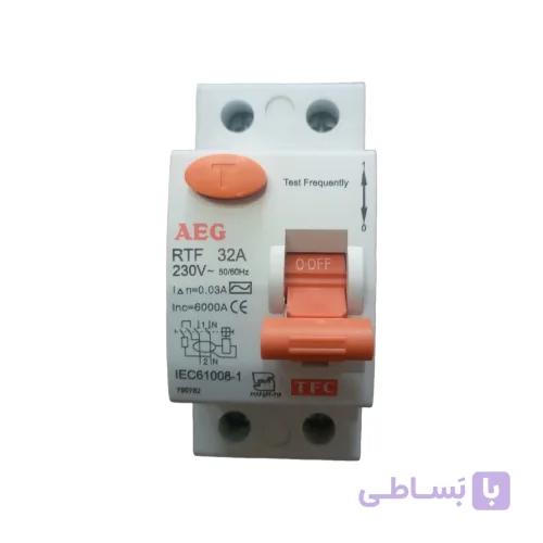 محافظ جان تکفاز 32 آمپر AEG