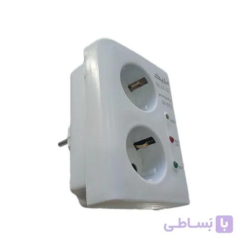 محافظ پریزی دوخانه بدون سیم مجیک