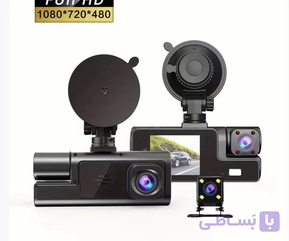 دوربین ثبت وقایع خودرو برند black box با ۳ دوربین همزمان و WIFI و رم کیفیت فول اچ دی