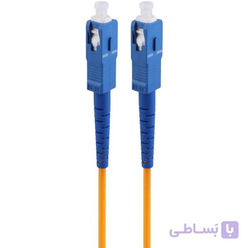 کابل پچ کورد فیبر نوری مالتی مود LC-LC طول 3 متر
