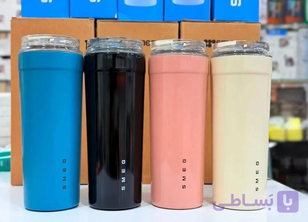 فلاسک مسافرتی استیل SMEG مدل 316 تامبلر اورجینال — تصویر 1