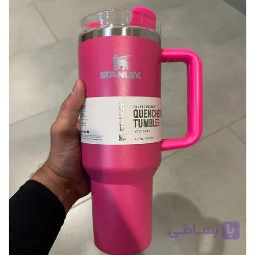 تراول ماگ استنلی مدل Quencher H2.O Tumbler دسته دار 1.18 لیتر اصل ساده و کهشانی مارول — تصویر 1