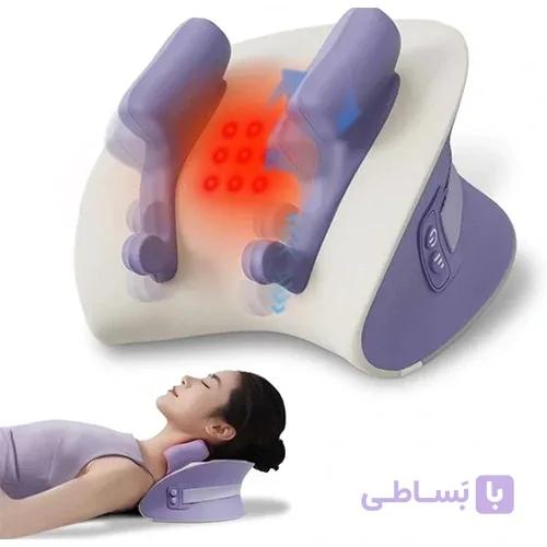 بالش طبی ماساژور چند کاره رفع میگرن و دیسک گردن مدل JR_1 — تصویر 1