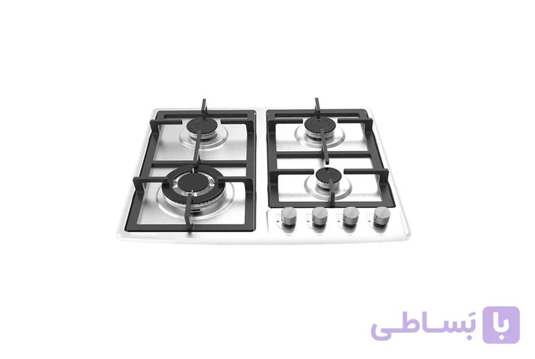 گاز توکار چهار شعله استیل برند آریس مدل S401