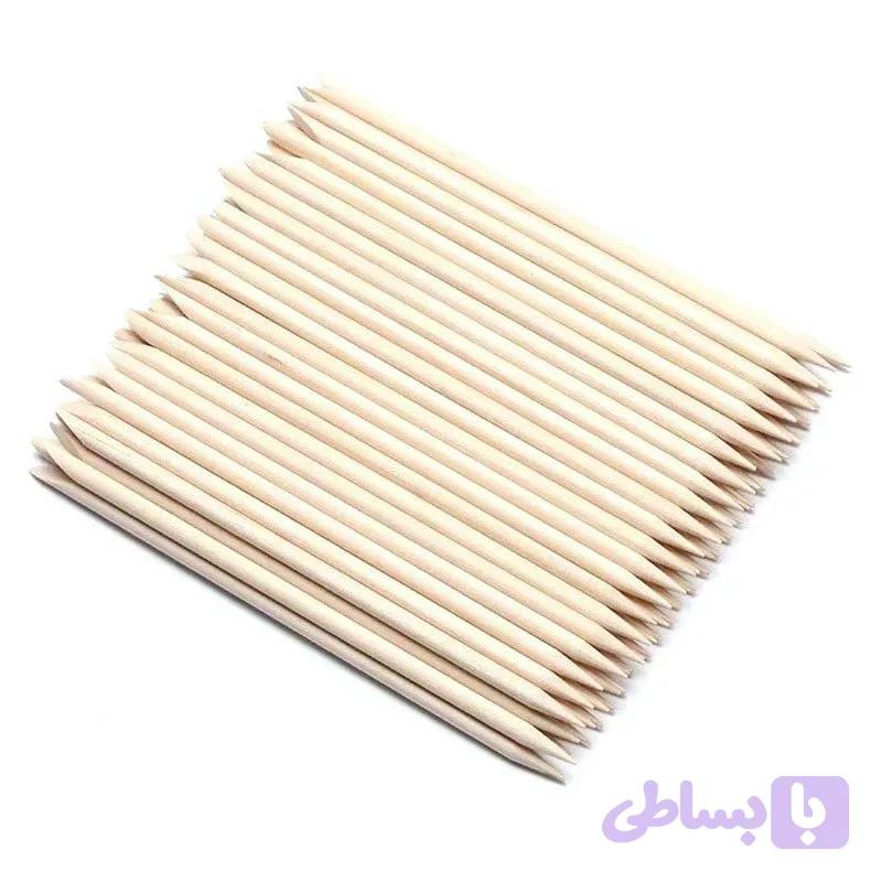 پوشر عقب زن چوبی بسته 100 عددی