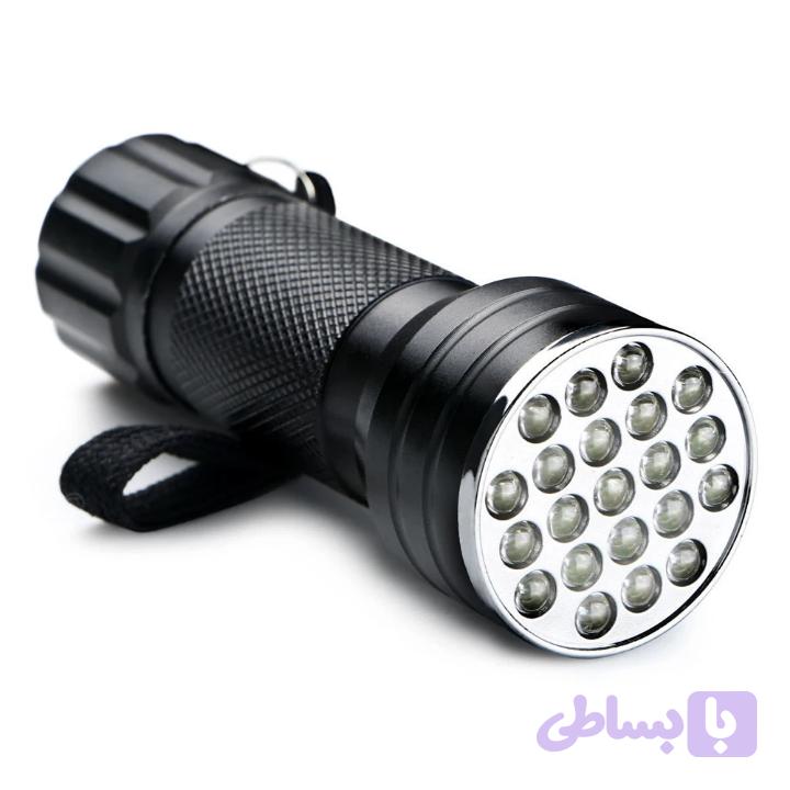 یووی UV چراغ قوه ای 21 LED