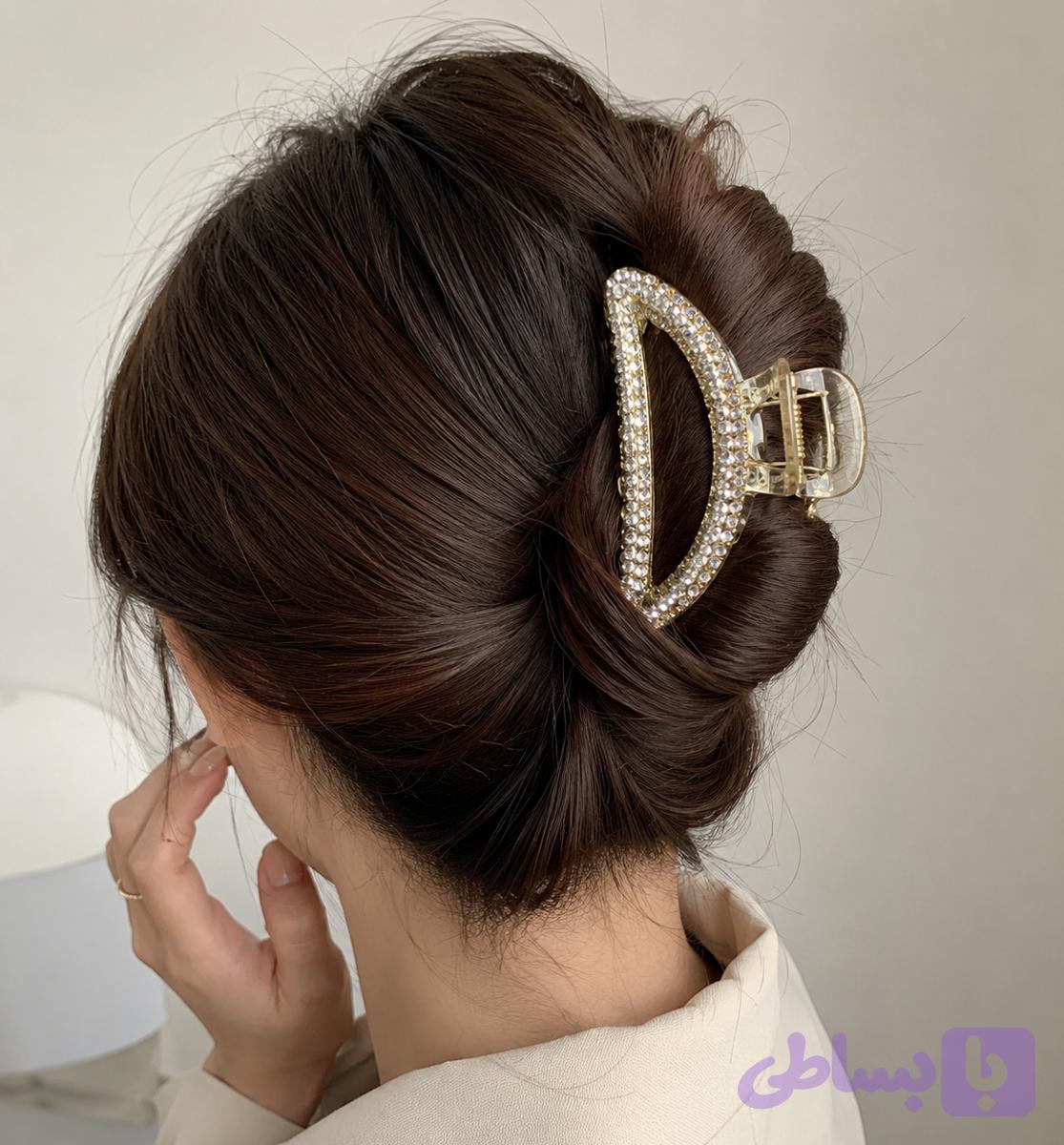کلیپس مو نگینی مدل Leidona Jewelry — تصویر 1