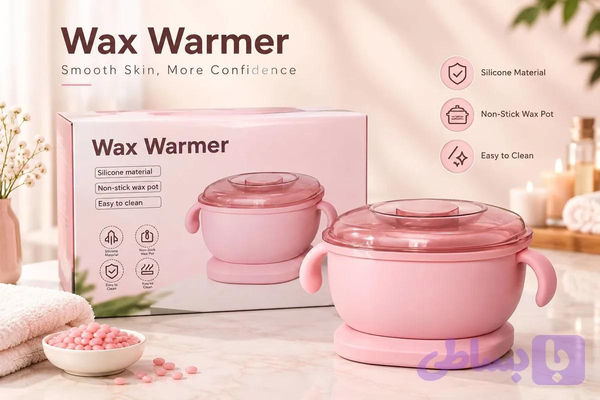 دستگاه وکس سیلیکونی ، موم گرم کن اصلی وارداتی تاشو سلیکونی مربع wax warmer