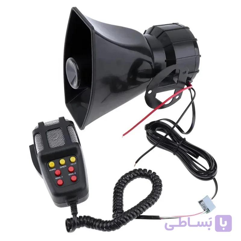 آژیر پلیسی ۷ صدا میکروفون دار مدل LE808
