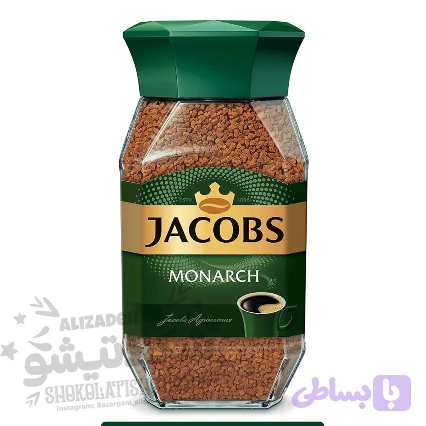 قهوه فوری جاکوبز مونارچ 100 گرم تولید روسیه | خرید Jacobs Monarch Original با بهترین قیمت