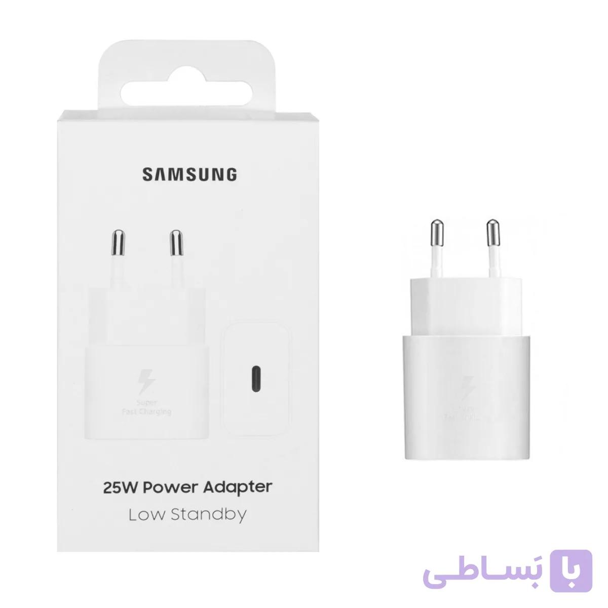 شارژر اصلی SAMSUNG 25W T2510 ( فست و PD) سفید و مشکی(گارانتی 18 ماهه شرکتی)