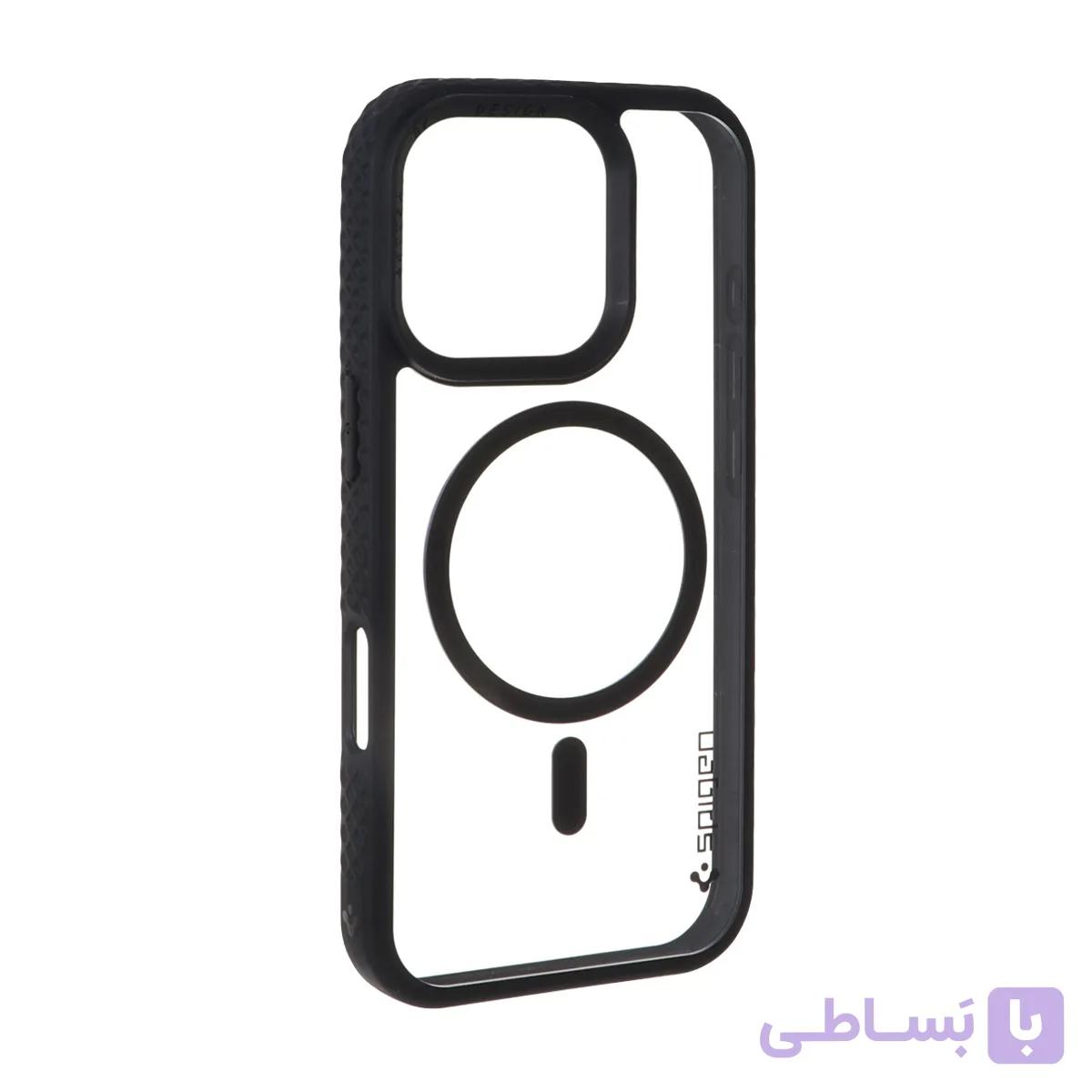 قاب Spigen شفاف Better By Design MagSafe مدل Apple iPhone 16 Pro - سفید/مشکی/سرمه ای