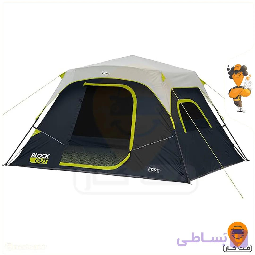 چادر کمپینگ اتوماتیک 6 نفره کُر CORE 6 PERSON INSTANT BLOCKOUT TENT — تصویر 1