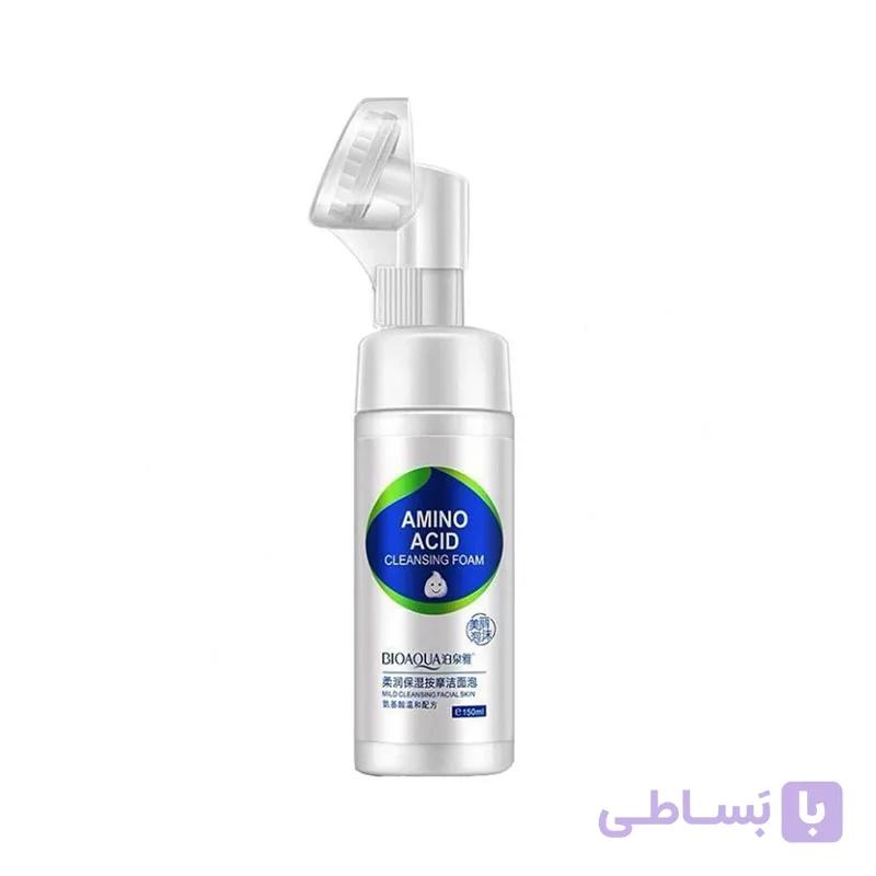 فوم شستشو صورت بایو آکوا مدل Amino Acid حجم 120 میلی لیتر