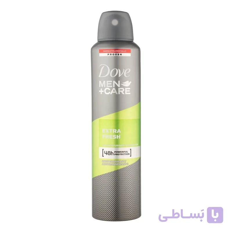 اسپری ضد تعریق مردانه داو مدل Extra fresh حجم 250 میلی لیتر