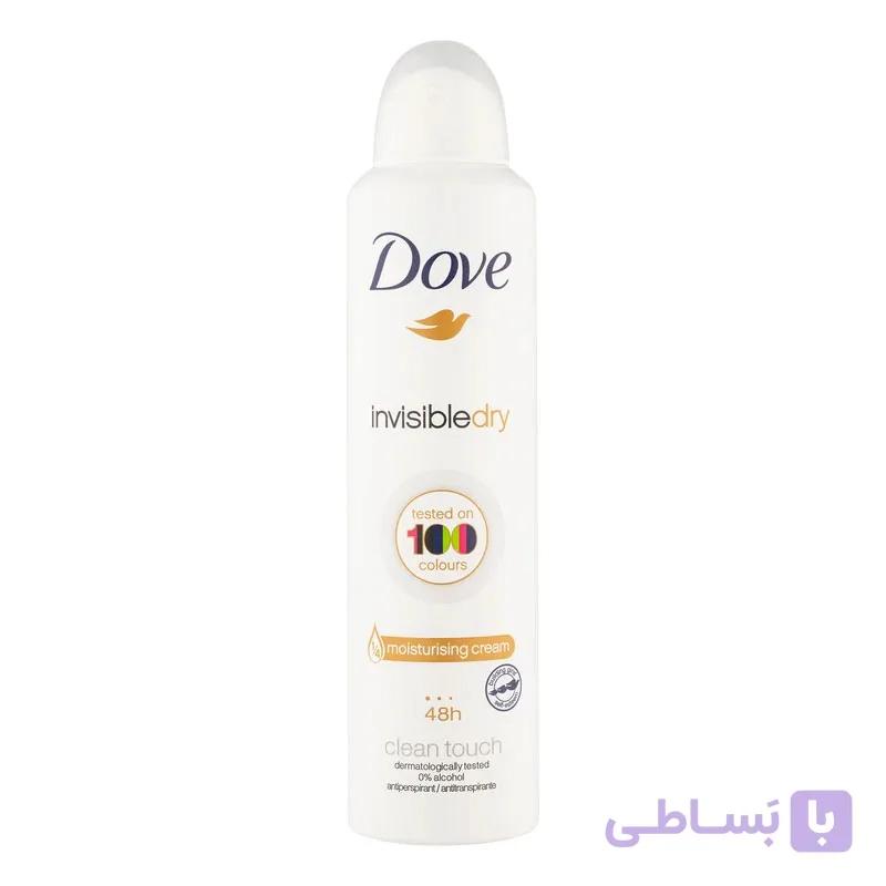 اسپری ضد تعریق زنانه داو مدل Invisible dry حجم 150 میلی لیتر