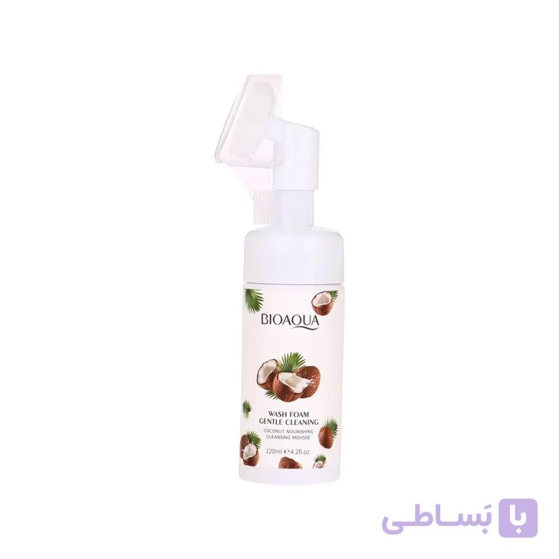 فوم شستشو صورت بایو آکوا مدل Coconut حجم 120 میلی لیتر