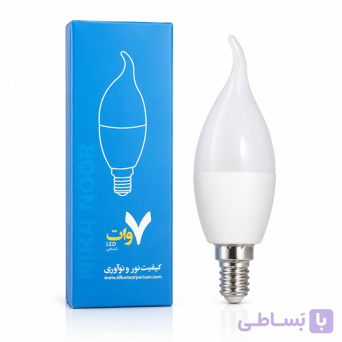 *لامپ شمعی LED ۷ وات نیکان نور* — تصویر 1