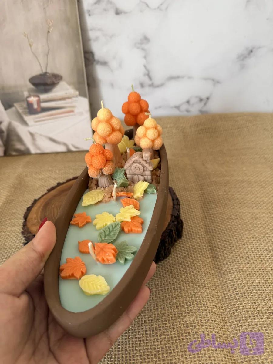 شمع دریاچه پاییزی — تصویر 1