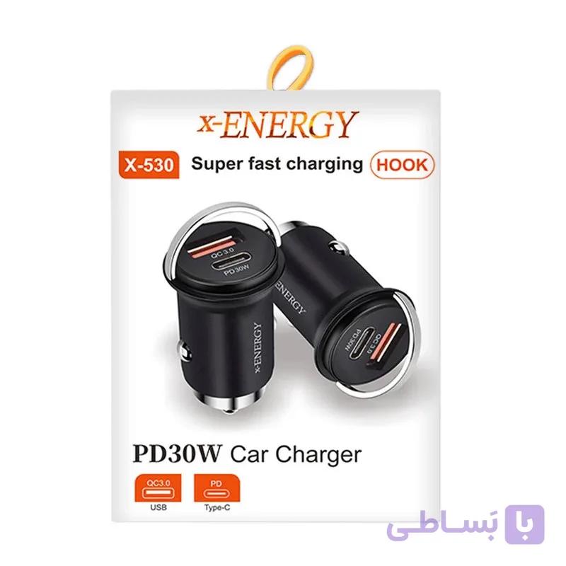 شارژر فندکی ایکس انرژی مدل X530 توان 30 وات — تصویر 1