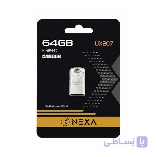 فلش مموری USB 2.0 نکسا مدل UX207 ظرفیت 64 گیگابایت — تصویر 1