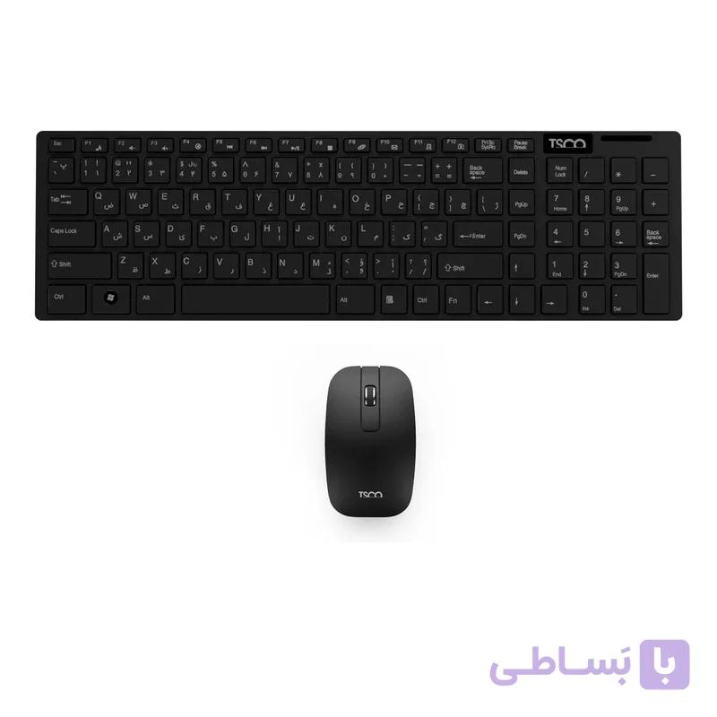 کیبورد و ماوس بی سیم تسکو مدل TKM 7026W — تصویر 1