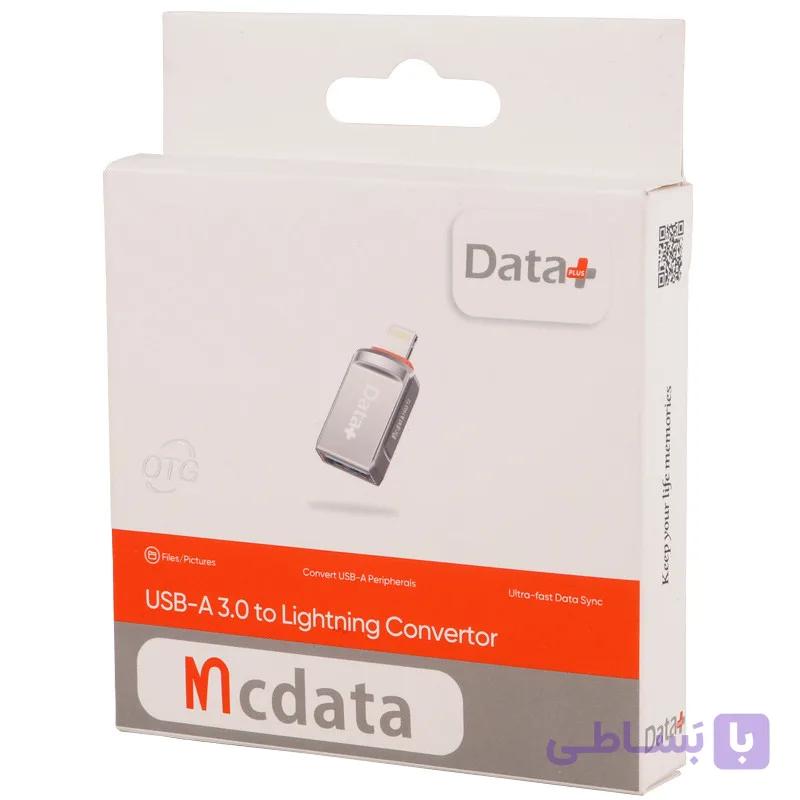 تبدیل USB OTG به لایتنینگ دیتا پلاس — تصویر 1