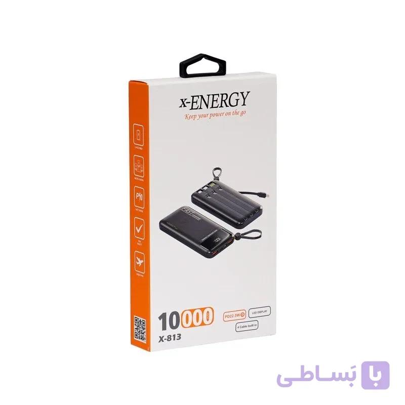 پاوربانک ایکس انرژی مدل X-813 22.5W ظرفیت 10000 میلی آمپر ساعت — تصویر 1