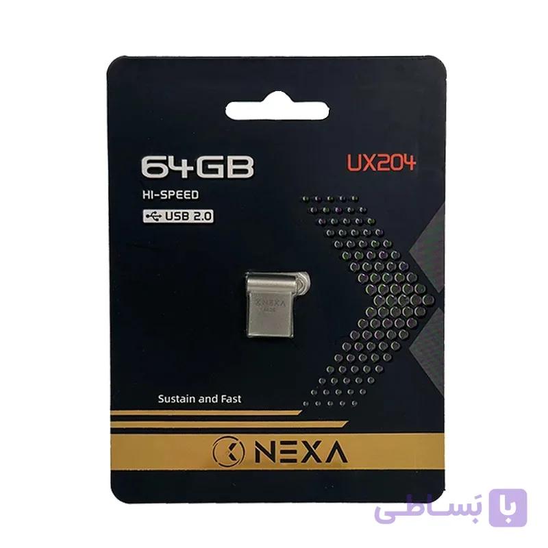 فلش مموری USB 2.0 نکسا مدل UX204 ظرفیت 64 گیگابایت — تصویر 1