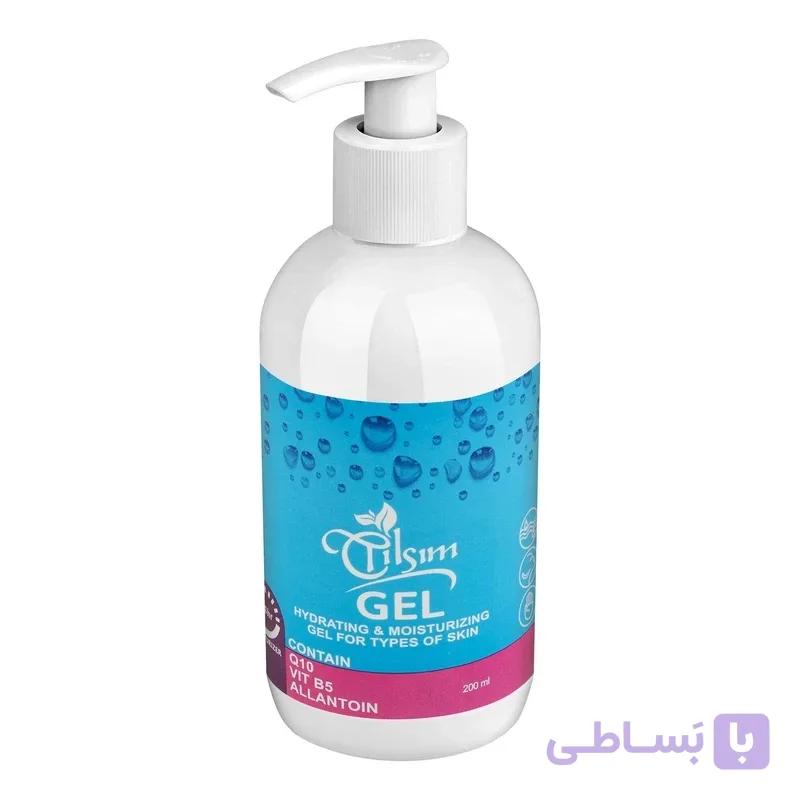 ژل آبرسان و مرطوب کننده پوست تیلسیم پمپی 200 میل