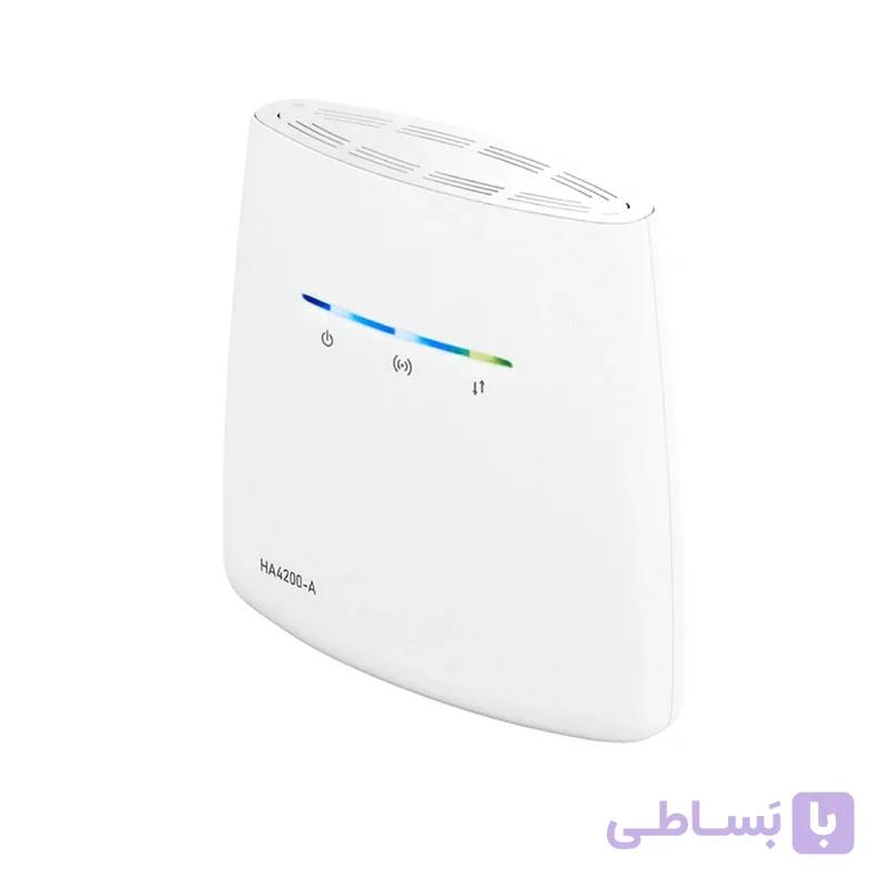 مودم 4G همراه اول مدل HA4200 به همراه کارت هدیه فعالسازی سیم‌کارت اعتباری و 70 گیگابایت اینترنت هدیه 1 ساله | سیم سل