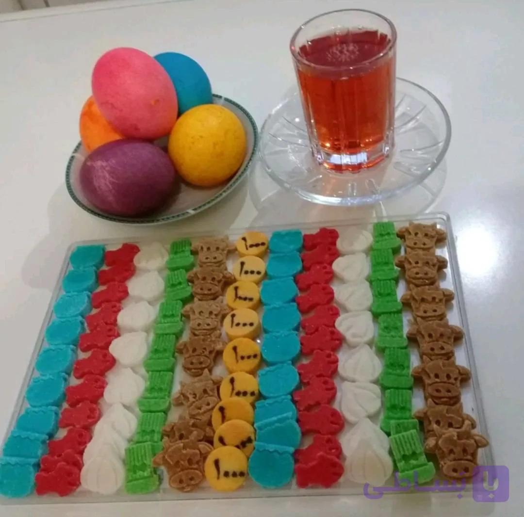 قند رنگی طرح(هفت سین) — تصویر 1