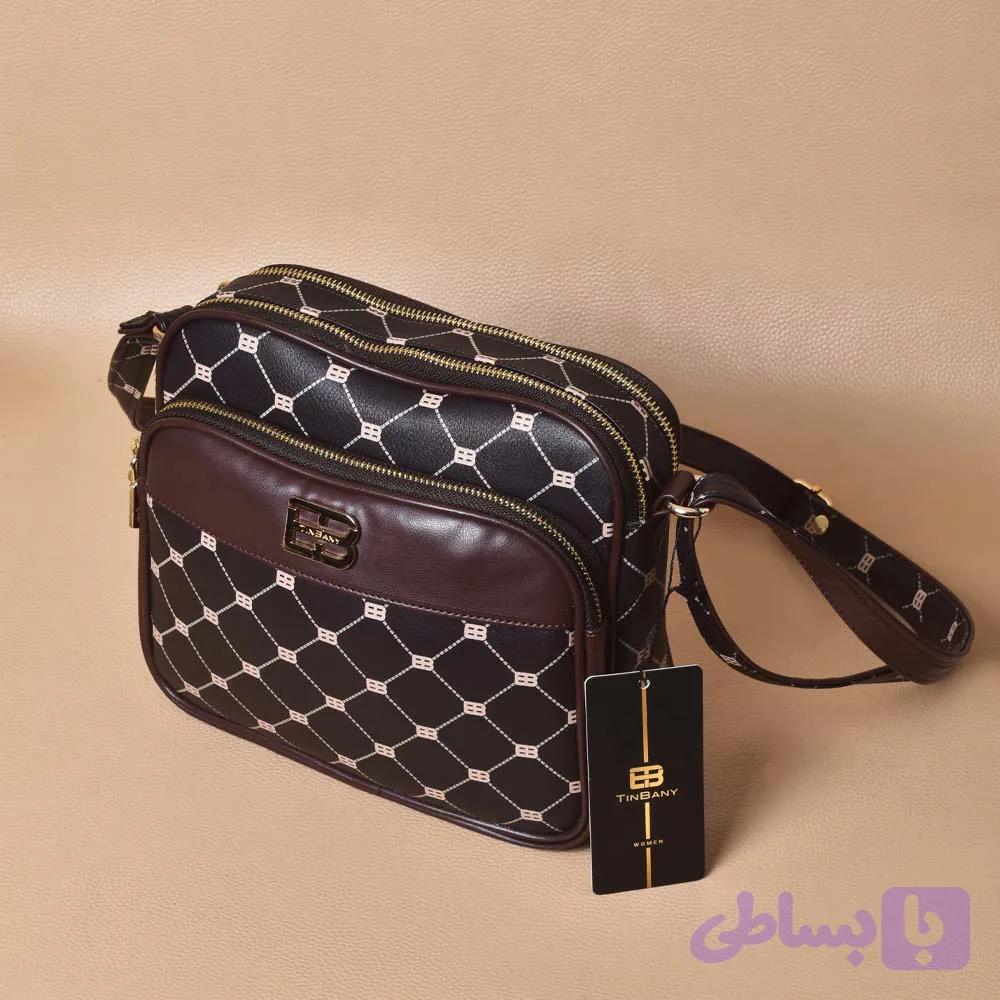 کیف زنانه مدل پینار قهوه ای — تصویر 1