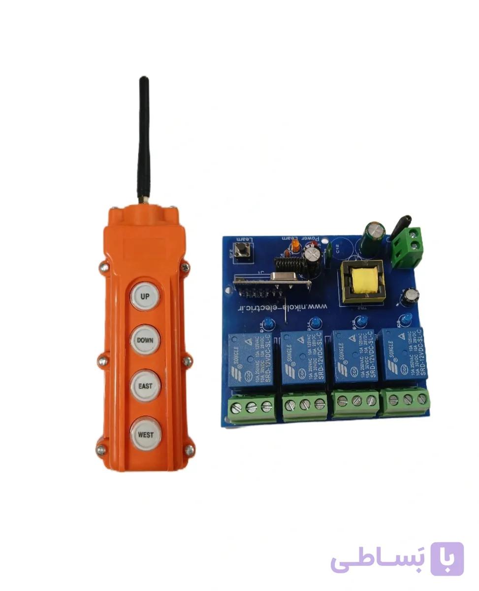 ریموت کنترل بالابر جرثقیل چهار فرمان کد MT2004\RT4K