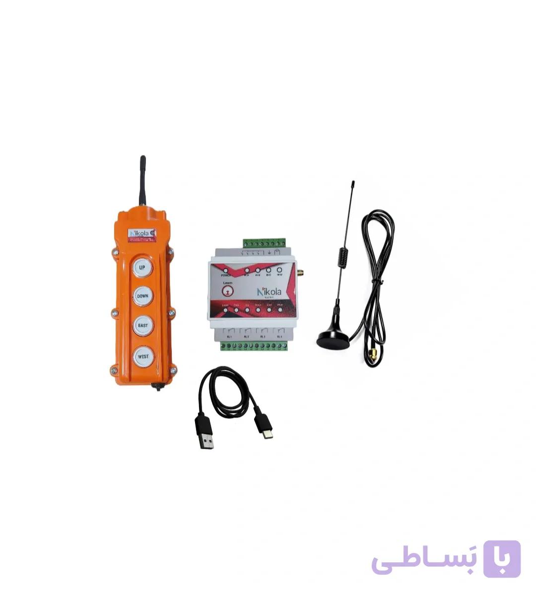 ریموت کنترل بالابر جرثقیل 4 فرمان MTB44