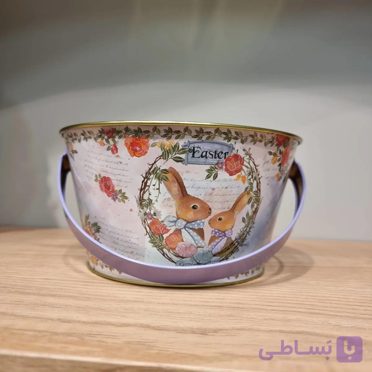 سطل فلزی طرح خرگوش — تصویر 1