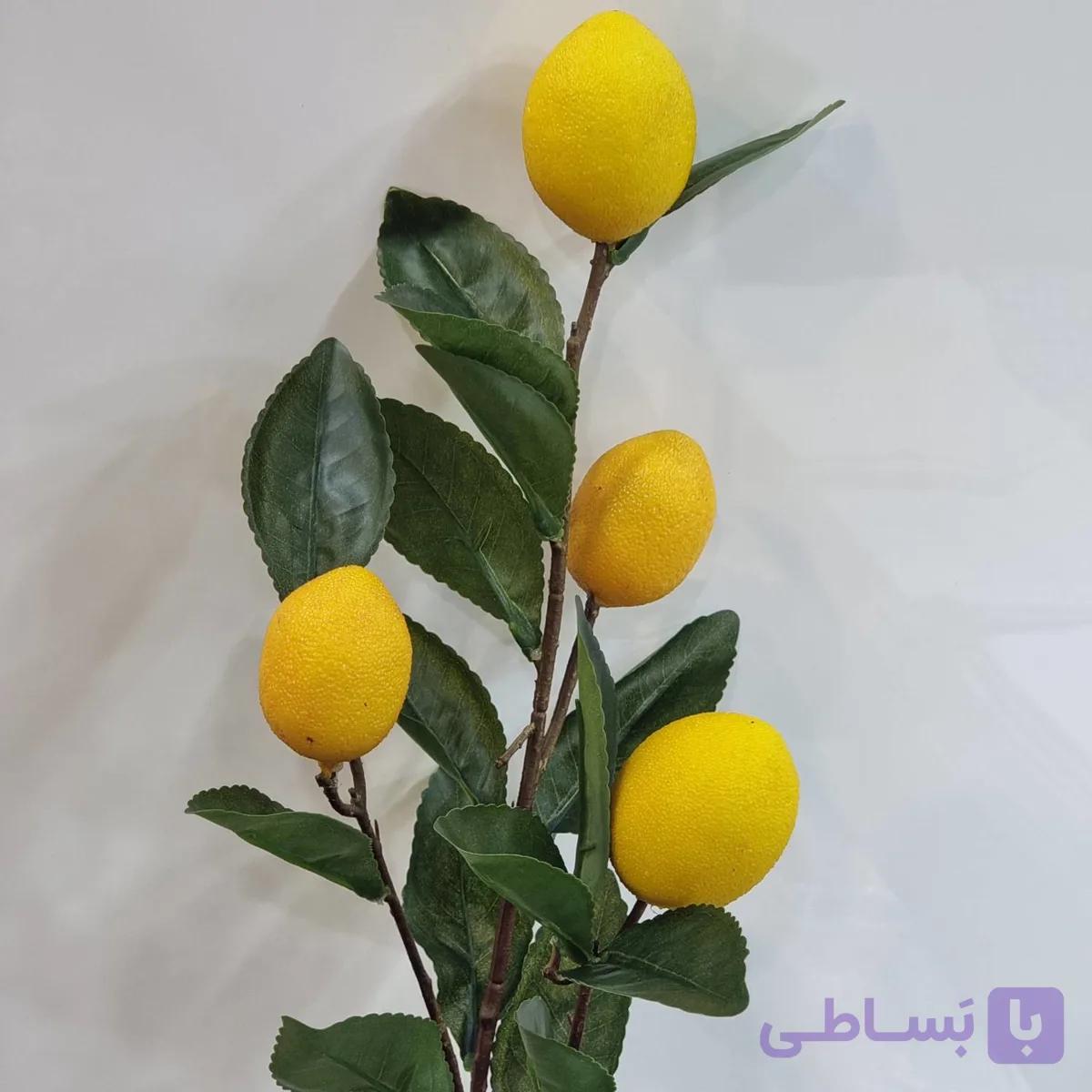 شاخه لیمو مصنوعی تزئینی وارداتی درجه ۱ (۷۳ سانتی‌متر) — تصویر 1