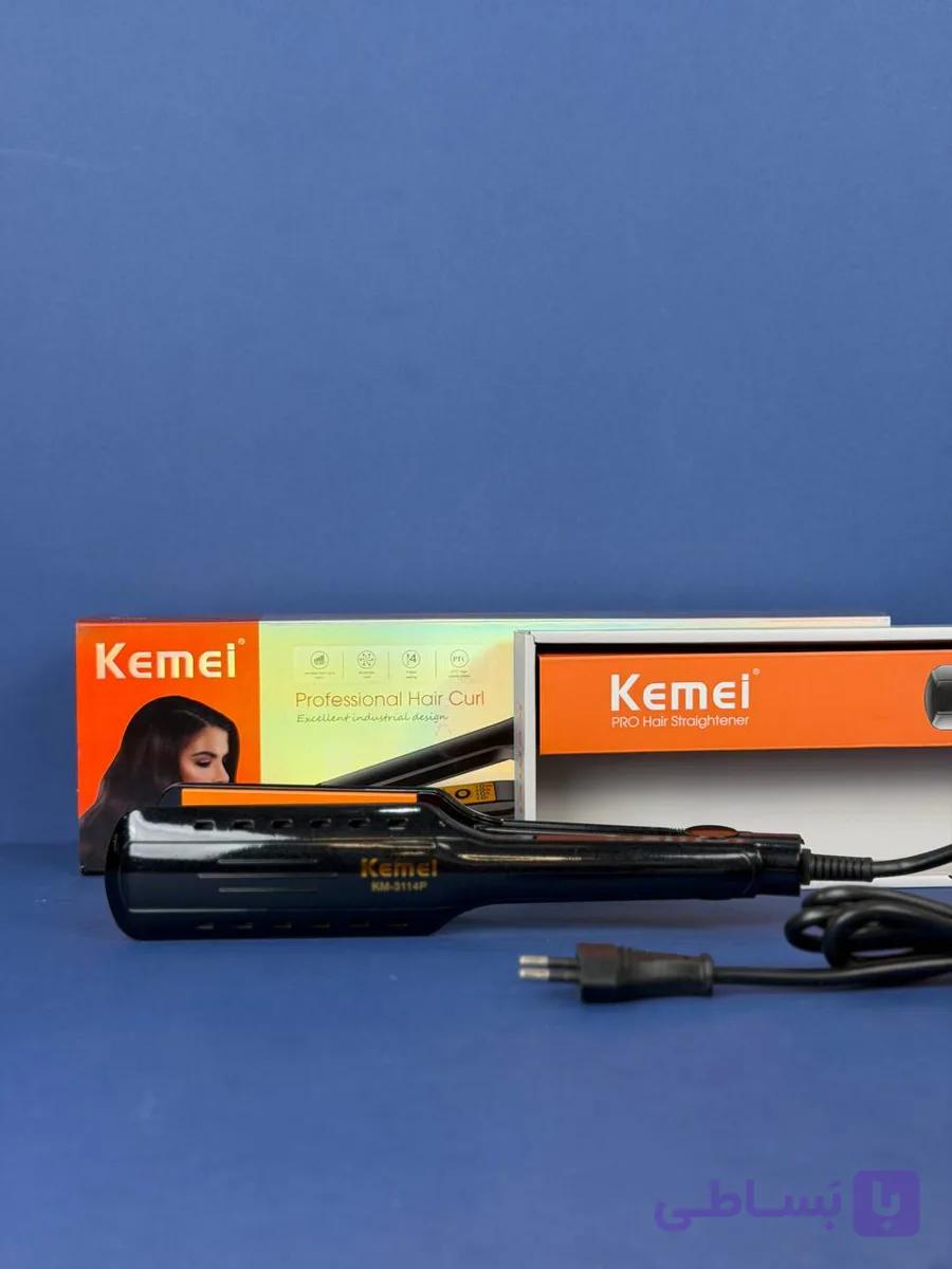 اتو مو سرامیکی کیمی وارداتی اورجینال مدل KM-3114P با 4 سطح تنظیم دما — تصویر 1