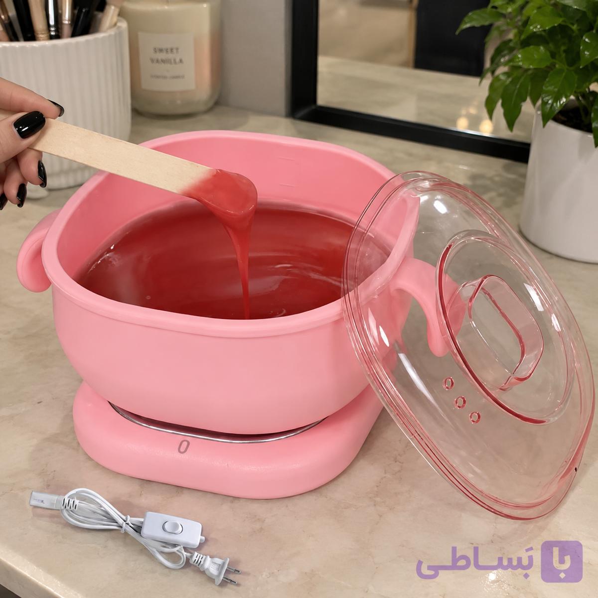 دستگاه ذوب وکس سیلیکونی تاشو Wax Warmer اورجینال | موم گرم کن 400 میلی‌لیتری 100 وات — تصویر 1